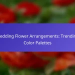 Wedding Flower Arrangements: Trending Color Palettes